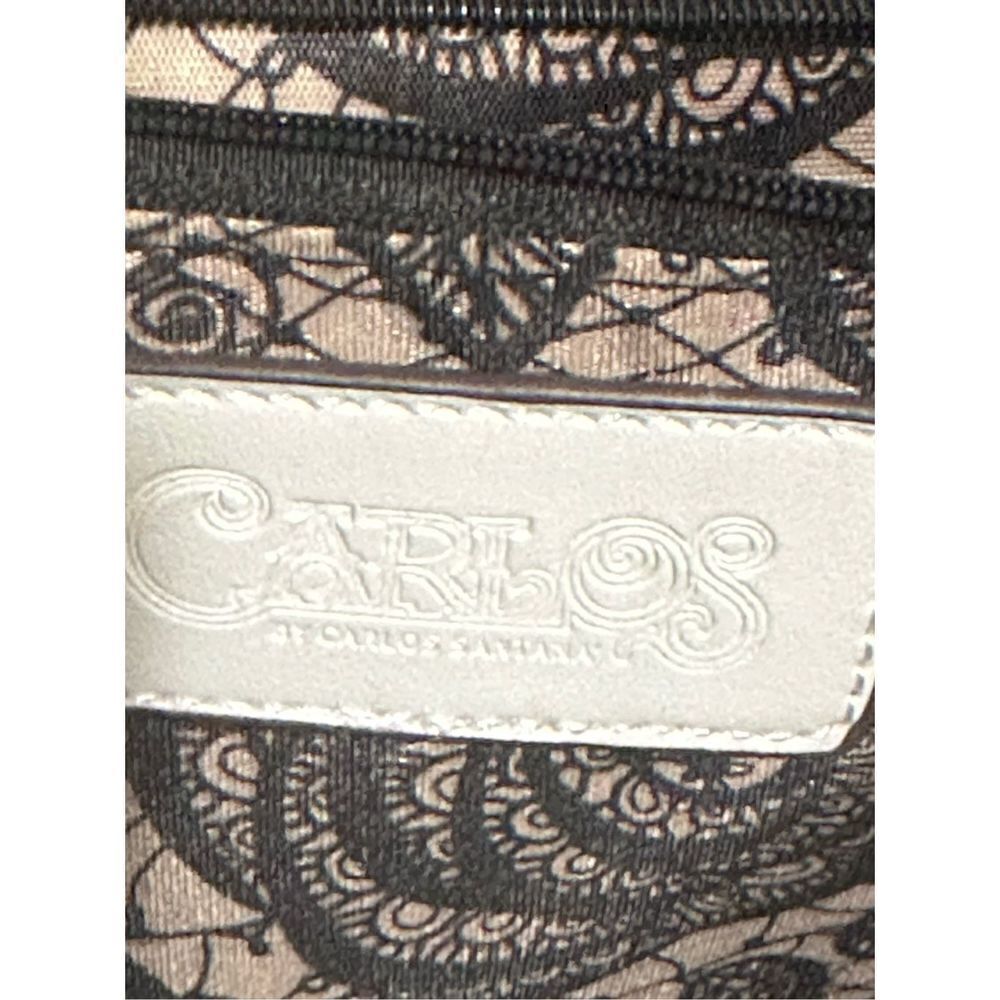 Carlos By Carlos Santana Cream Studded Purse - Picture 10 of 13